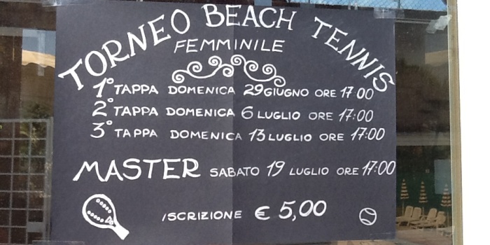 torneo beach tennis
