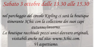 Boutique itinerante 3Chic @ Tennis Club Kipling | Roma | Lazio | Italia